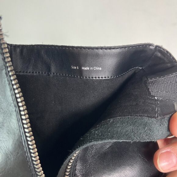 Dolce Vita NWOB Women's Volli Pointed Toe Leather Ankle Boots Black Size 6 - Picture 7 of 7